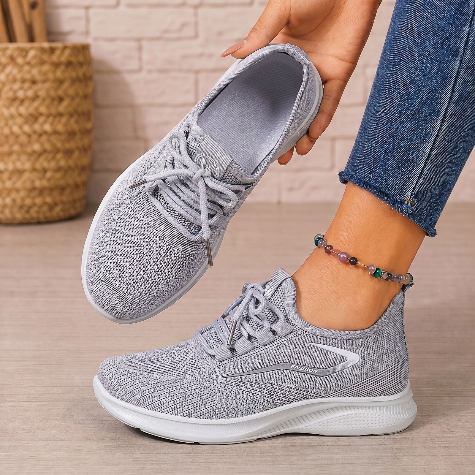Breathable Casual Flat Walking Shoes