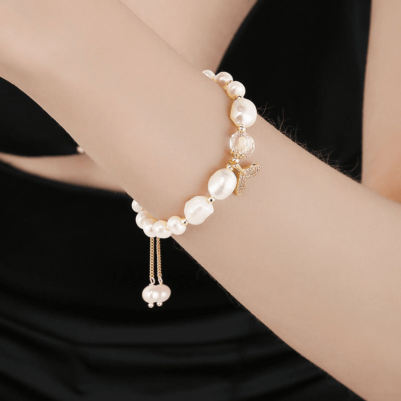 Freshwater Pearl Bracelet Fashionable Beaded Bracelet