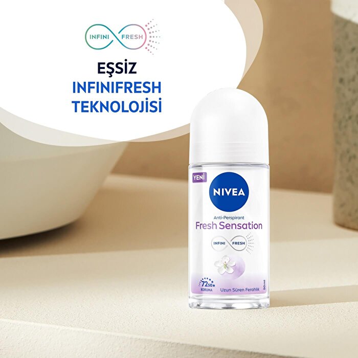 Nivea Fresh Sensation Women's Roll On Deodorant 1.69oz - Long Lasting