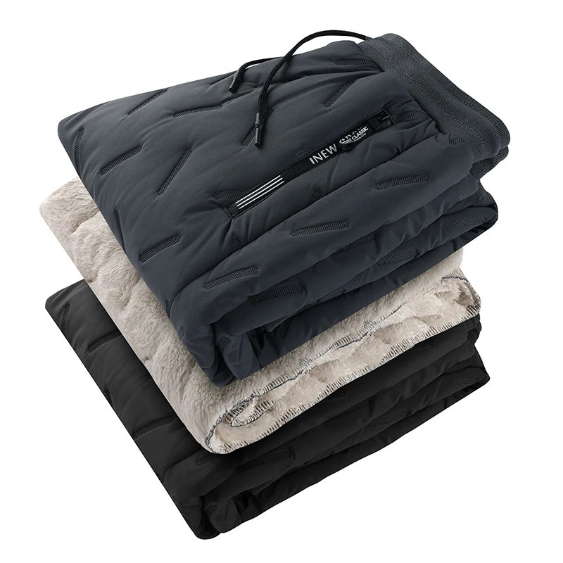Men's Fleece-Lined Winter Joggers