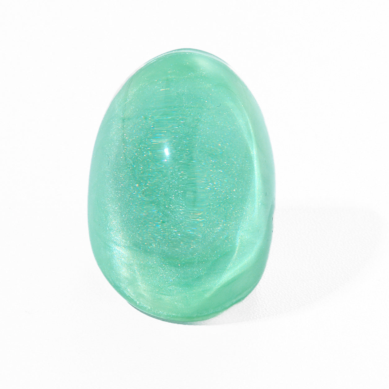 Zhang Oval Transparent Resin Ring