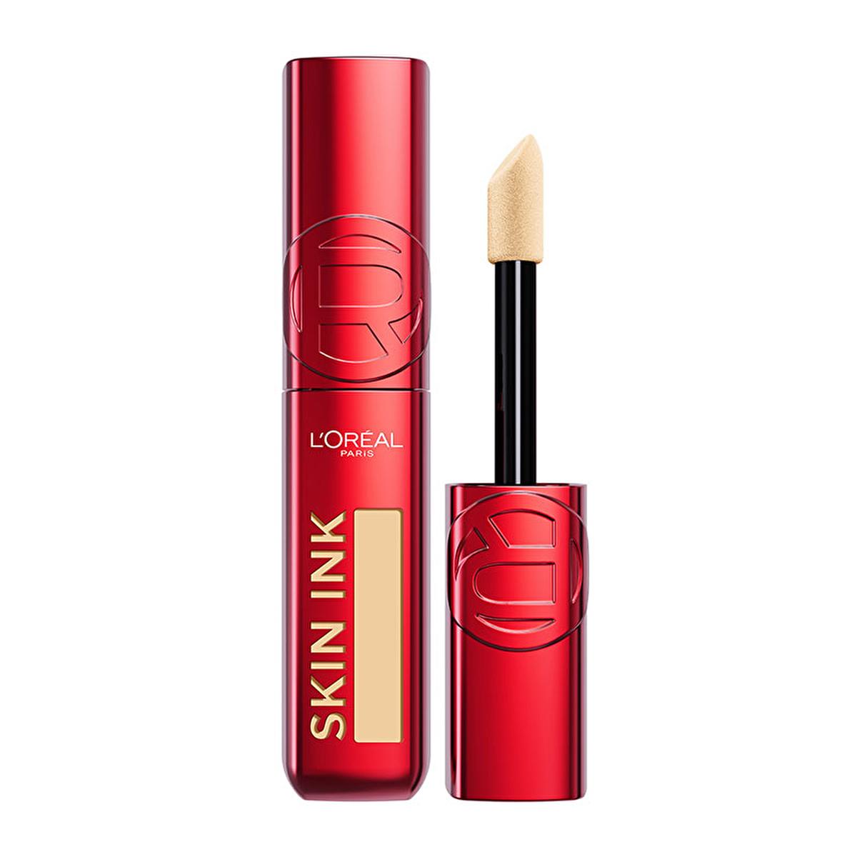 Loreal Paris Skin Ink: 48H Long-Lasting Full Coverage Liquid Foundation - Lightweight, Breathable, Transfer-Resistant Formula