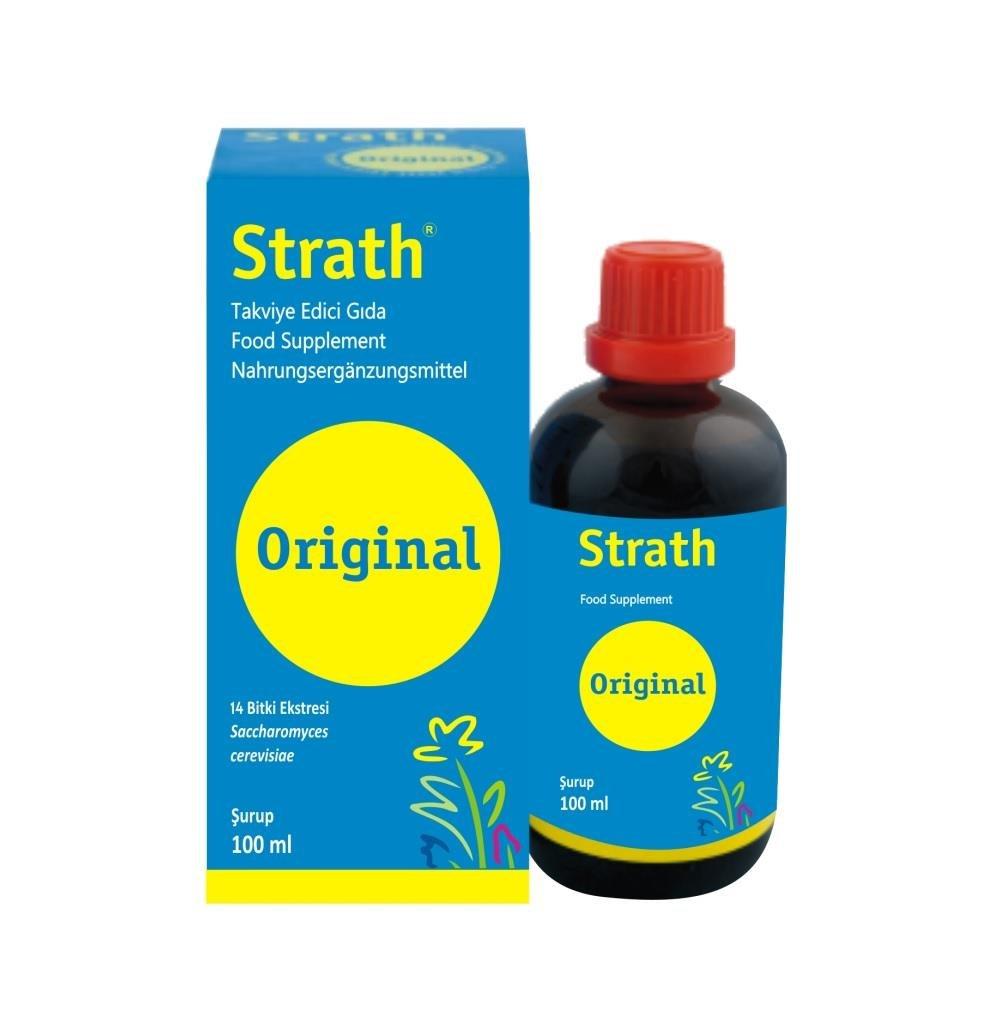 Strath Original Dietary Supplement Liquid - 100ml Natural Health Product with Herbal Extracts & Saccharomyces Cerevisiae