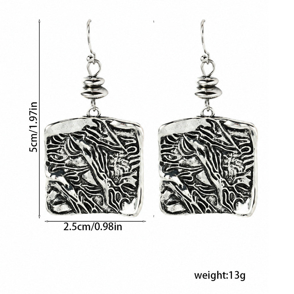 Vintage Square Earrings For Women
