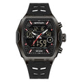 Barrel-shaped Waterproof Multifunctional Alarm Clock Student Sports Watch