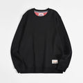 Mens Solid-color Casual Long-sleeve Hoodie