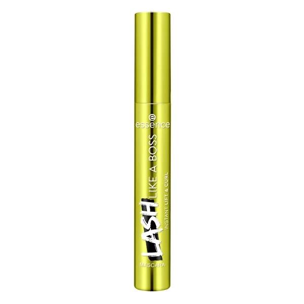 Essence LASH LIKE A BOSS Instant Lift & Curl Mascara - Dramatic Eye Makeup with Curved Brush for Length & Volume