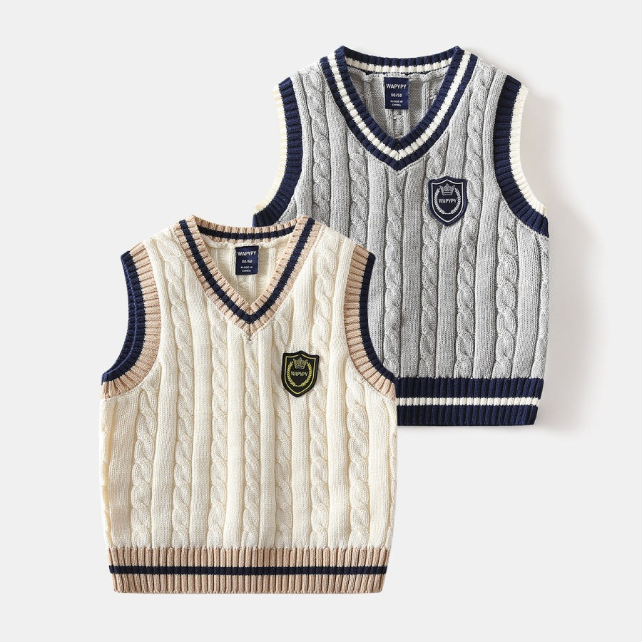 Boy's Knitted Vest Baby