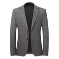 Mens Casual Suit Stretchy Wrinkle-free Trendy Suit