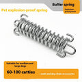 Dog Hand Holding Rope Dog Chain Compression Spring