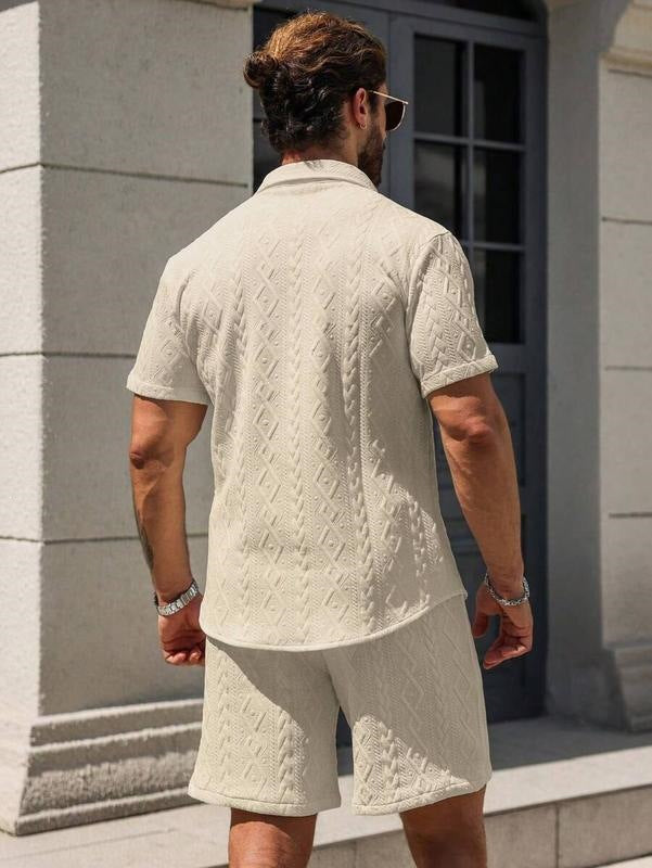 Fashionable Mens Casual Shirt Set