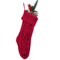 Embroidered Knitted Christmas Socks
