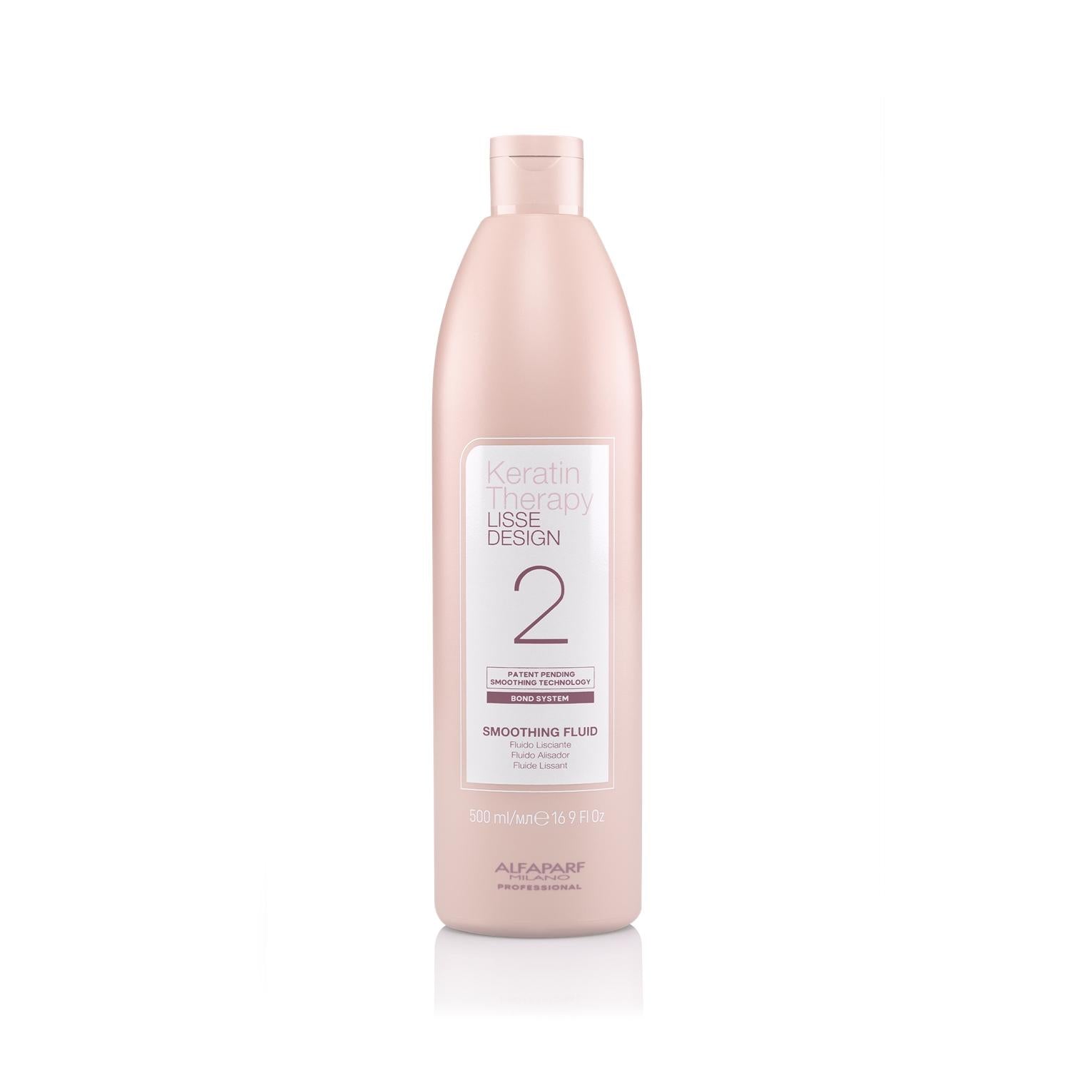 Alfaparf Keratin Therapy Lisse Design No:2 Keratin Treatment Lotion 500ml - Smooth & Repair Hair with Professional Keratin Care