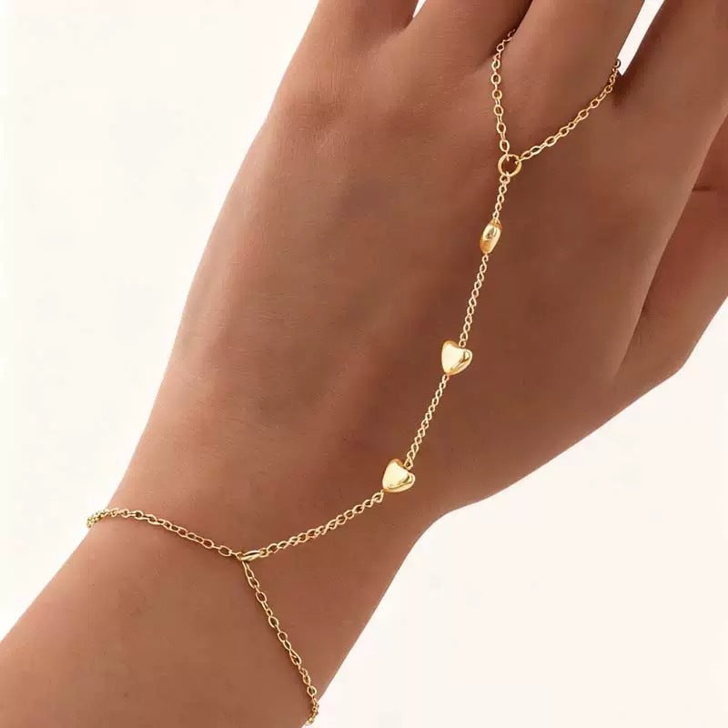 Womens Alloy Multi-layer Ring Chain