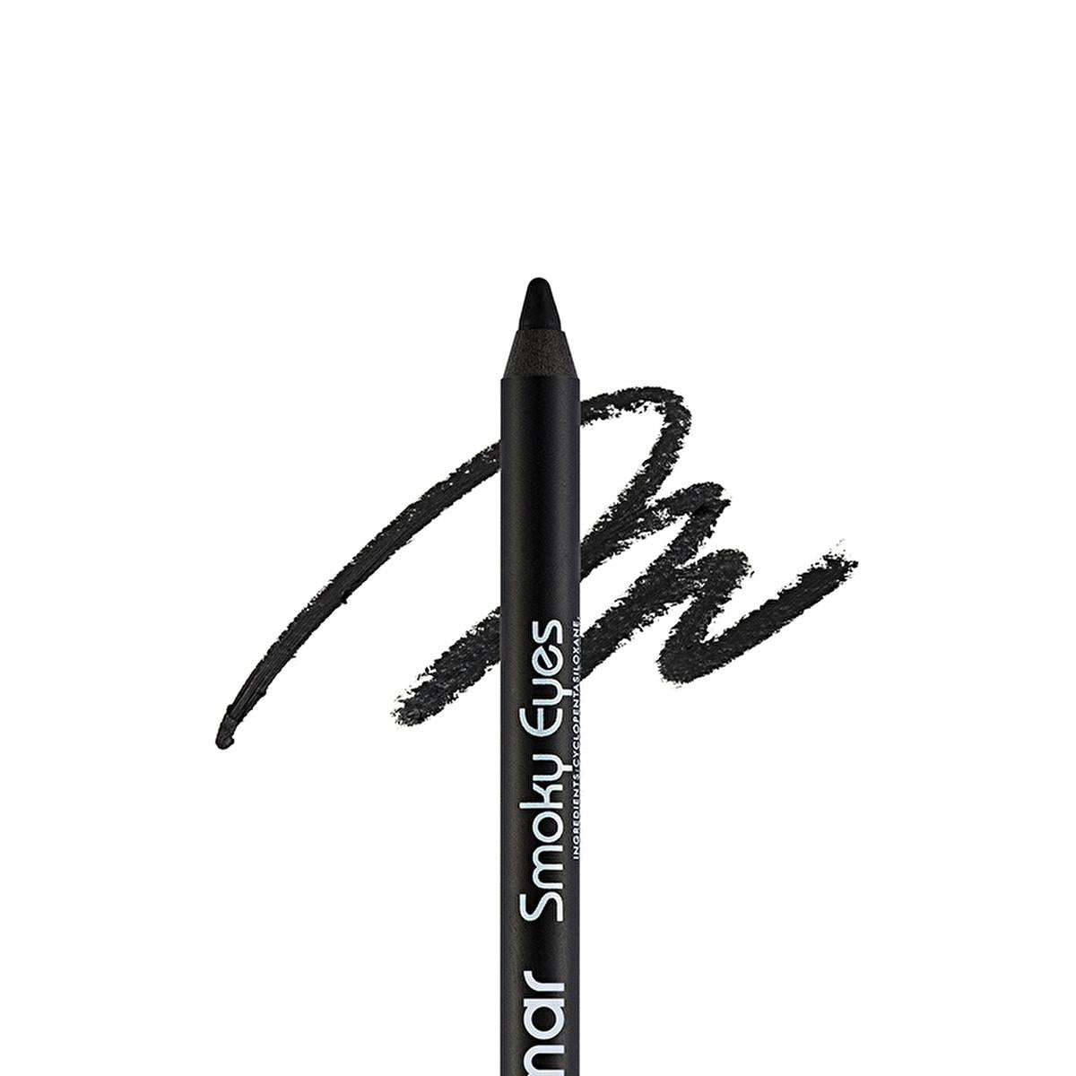 Flormar Smoky Eyes Carbon Black Waterproof Eyeliner - Rich Pigmentation for Stunning Eye Makeup | Ideal for Women and Teenagers