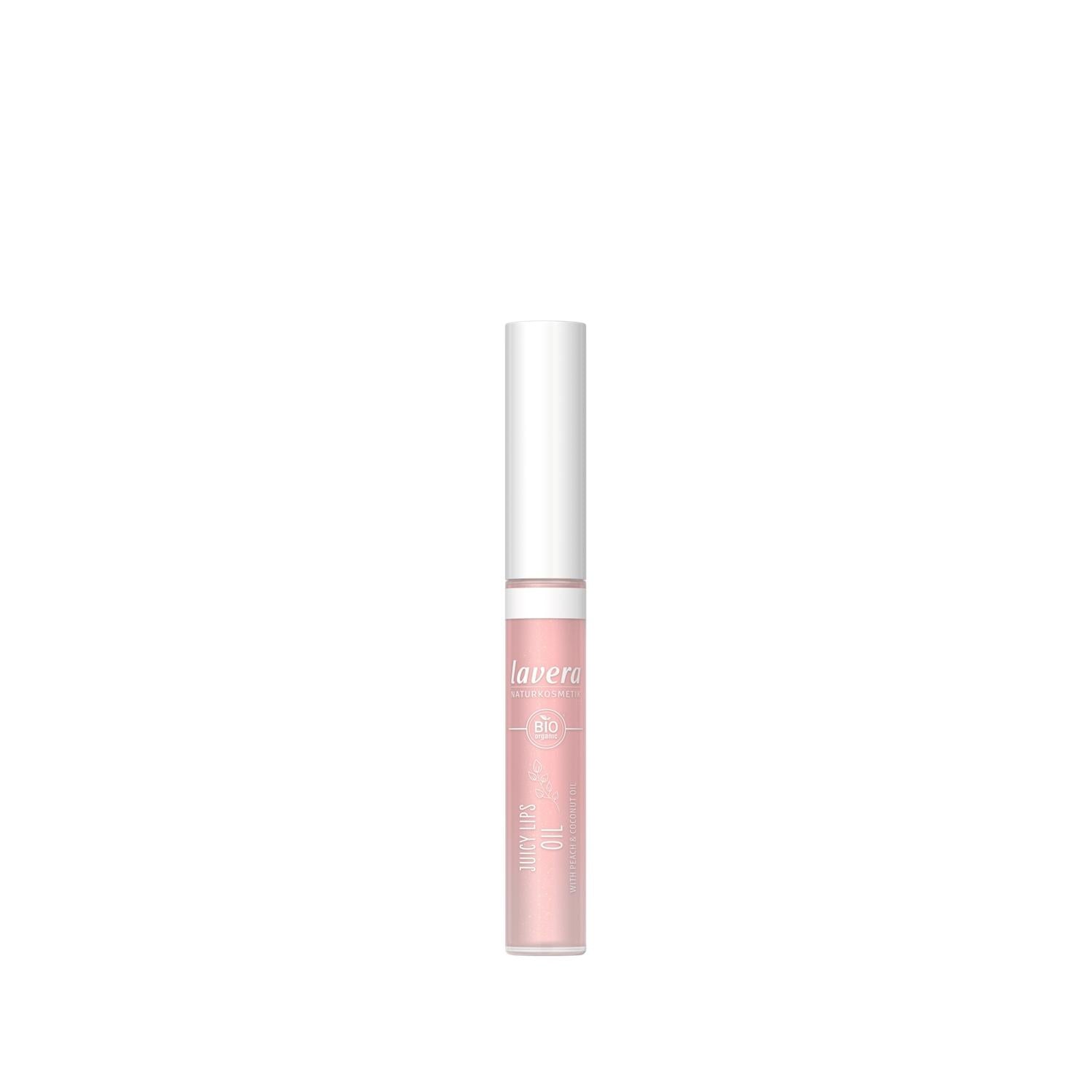 Lavera Juicy Lips Oil - Natural Lip Care for Dry, Chapped Lips - Moisturizing Lip Oil with Glossy Finish