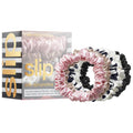 Slip Silk Scrunchies: Anti-Crease, Gentle Hair Ties for Healthy Hair - Luxury Grade 6A Mulberry Silk, Non-Toxic Dyes
