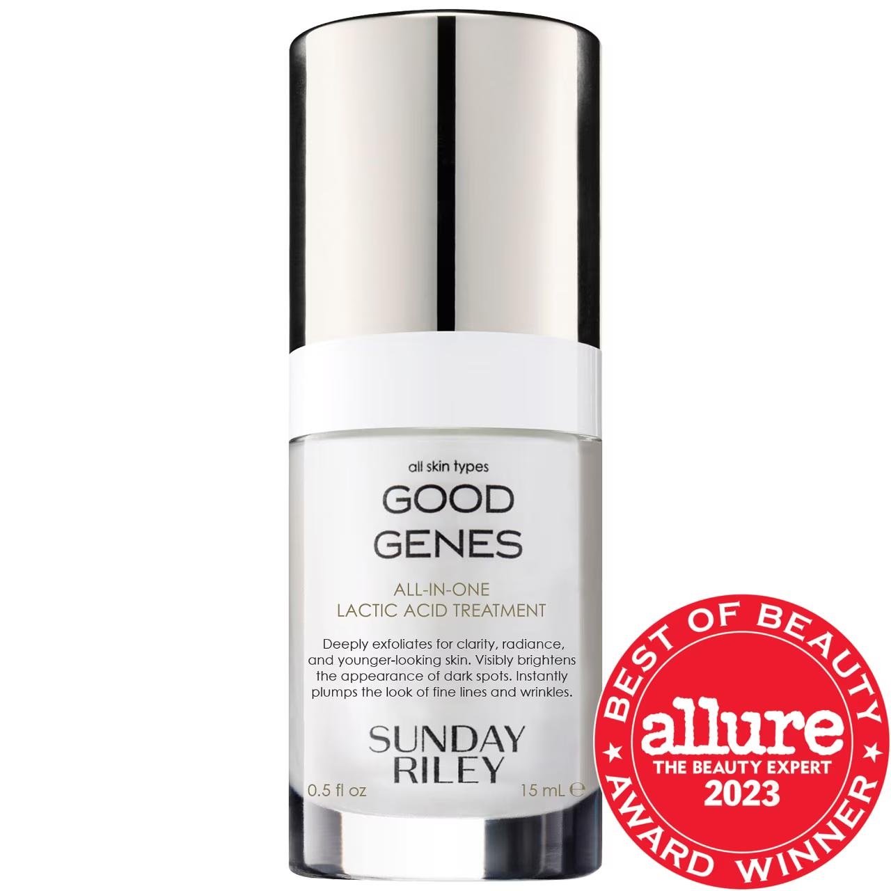 Sunday Riley Good Genes All-In-One AHA Lactic Acid Serum for Anti-Aging, Dark Spot Correction & Hyperpigmentation Treatment