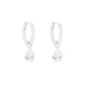Light Luxury Water Drop Sterling Silver Earrings