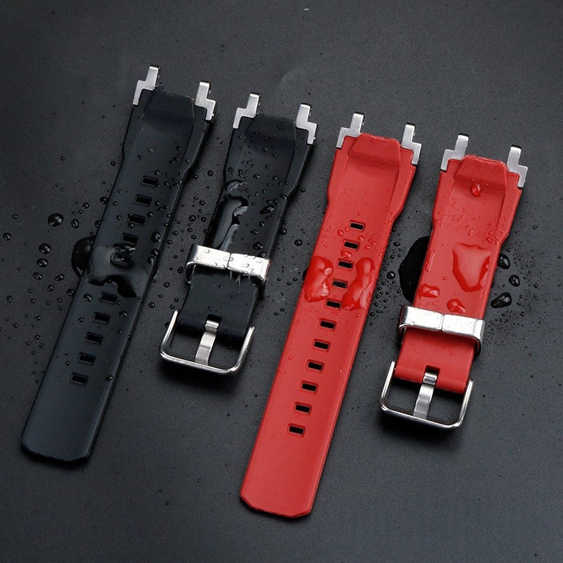 Modified Resin Silicone Mens Watch Strap Accessories
