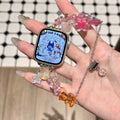 Colorful Gummy Bear Beaded Watch Band Compatible With IWatch Series  Soft Silicone Strap
