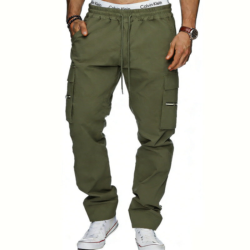 Outdoor Loose Men's Multi-Pocket Casual Sports Pants