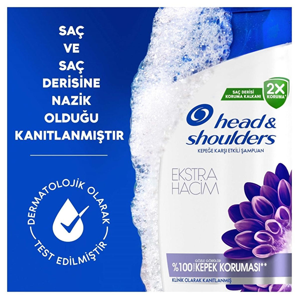 Head & Shoulders Anti-Dandruff Shampoo with Moisturizing Benefits - Dermatologically Tested, 11.16 fl oz