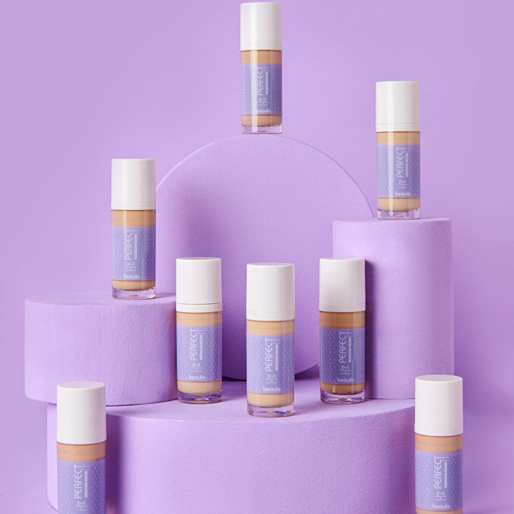 Beaulis 2 in 1 Foundation & Concealer - Matte Finish, Long Lasting Makeup for Flawless Skin