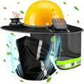 Solar-Powered Fan Outdoor Sunshade Fishermans Hat