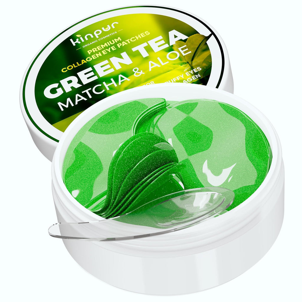 Green Tea Under Eye Patches for Wrinkles and Eye Bags 30 Pairs Eye Masks for