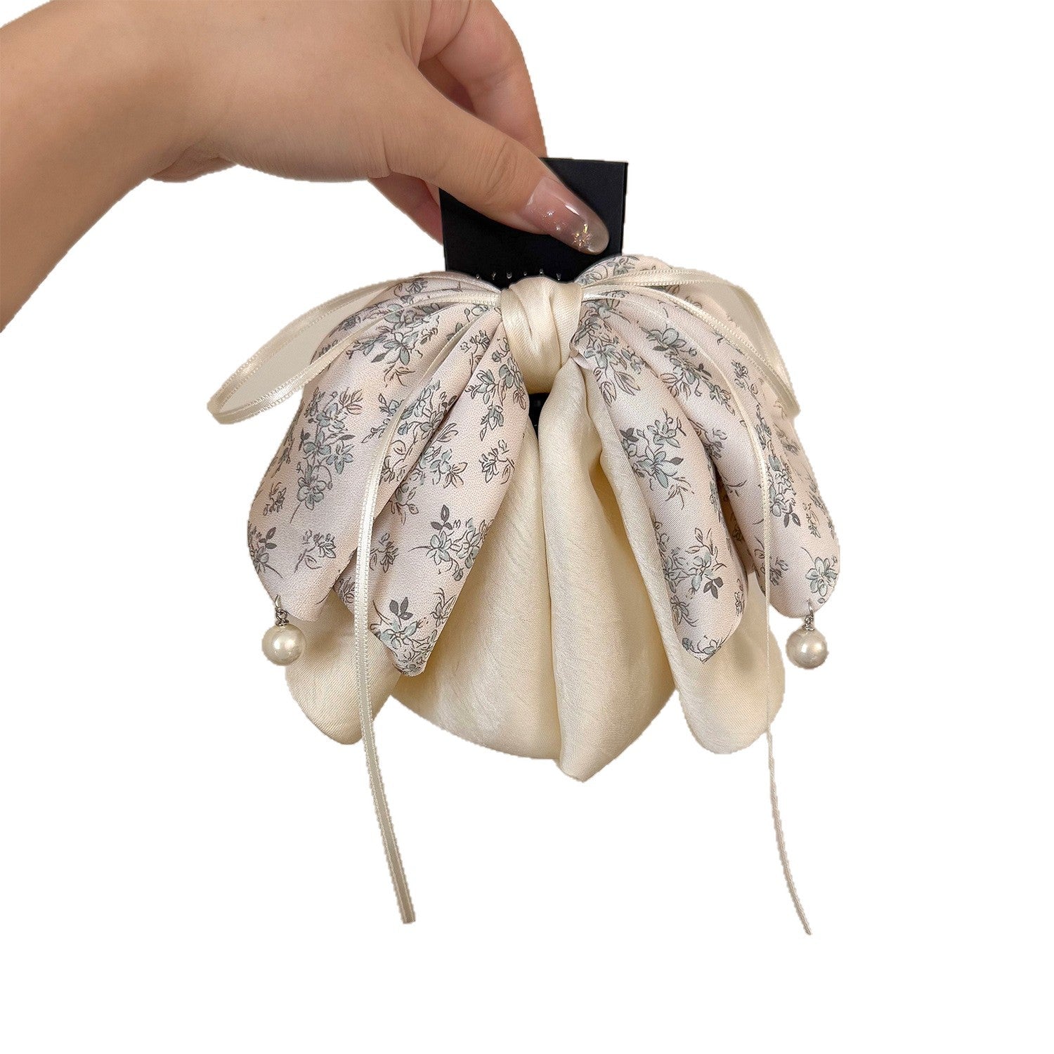 Ribbon Bow Hair Clip Versatile Sweet And Subtly Luxurious For Women