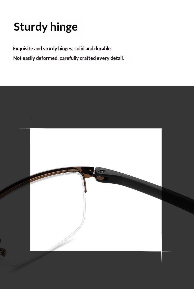 Multi-focal Blue-light-blocking Progressive Smart Reading Glasses