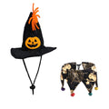 Halloween Hat And Scarf Set Skull Pattern Cat Cape Hat Set