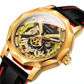 Casual Hollow-out Waterproof Manual Mechanical Watch