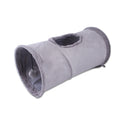 Folding Suede Cat Tunnel Toy Folding Compact For Storage