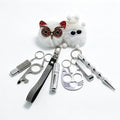 Ins Little Coal Ball Self-defense Keychain