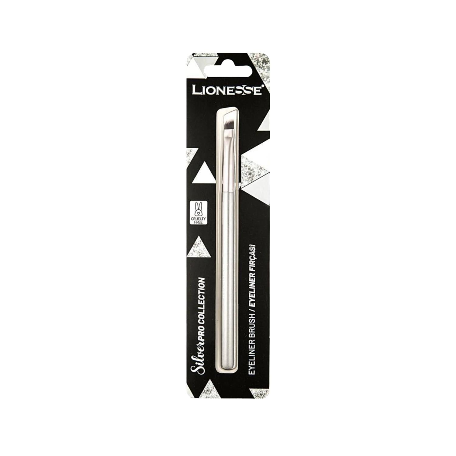 Lionesse Silver Collection Eyeliner Brush - High-Quality Makeup Brush for Precise Application