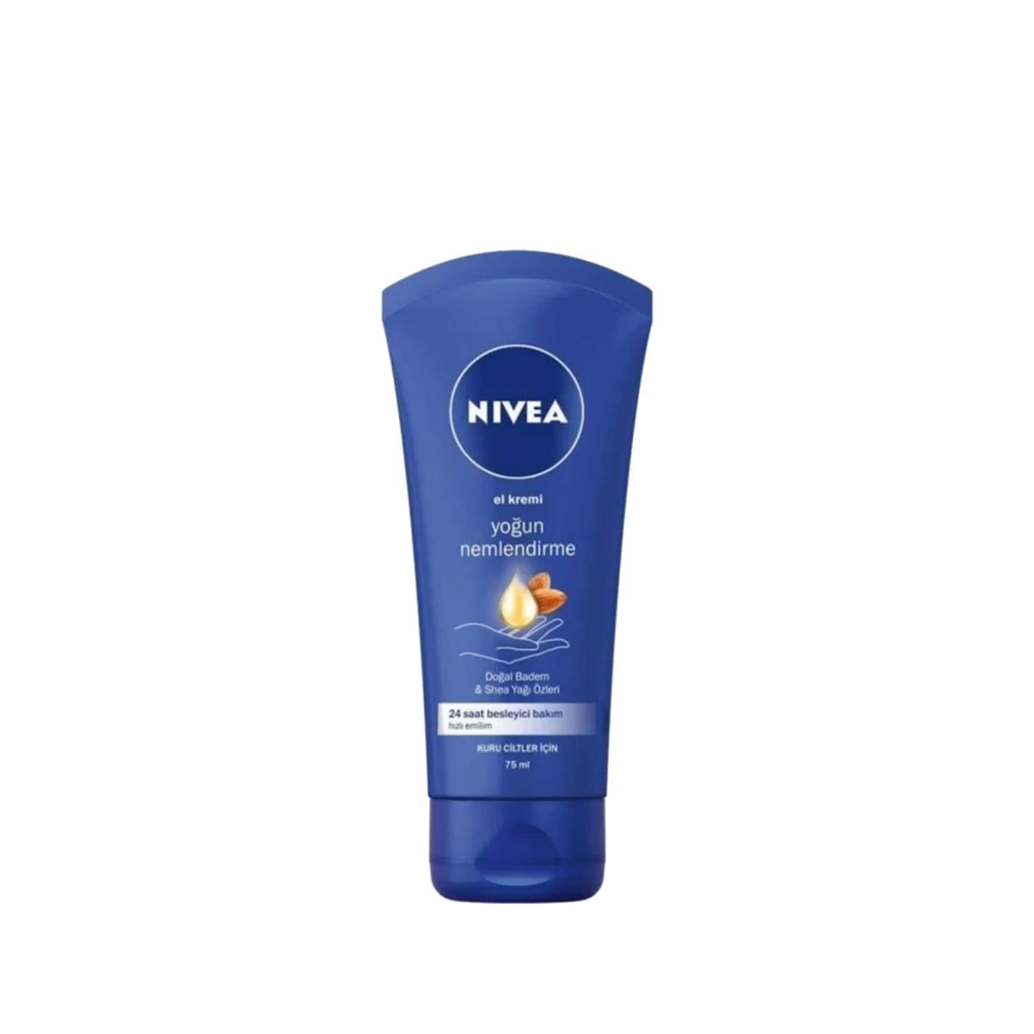 Nivea Intense Moisturizing Hand Cream - 75ml - Dry Hand Relief & Hydration