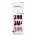Impress Adhesive Press On False Nails - Quick & Easy 5-Minute Manicure, Damage-Free Fake Nails with 30 Sizes