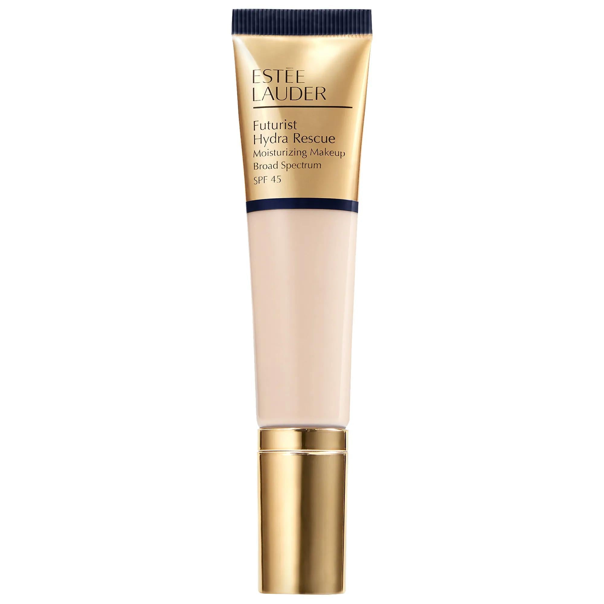 EstŽe Lauder Futurist Hydra Rescue Moisturizing Foundation SPF 45: Radiant Finish, Hydrating & Anti-Aging Makeup