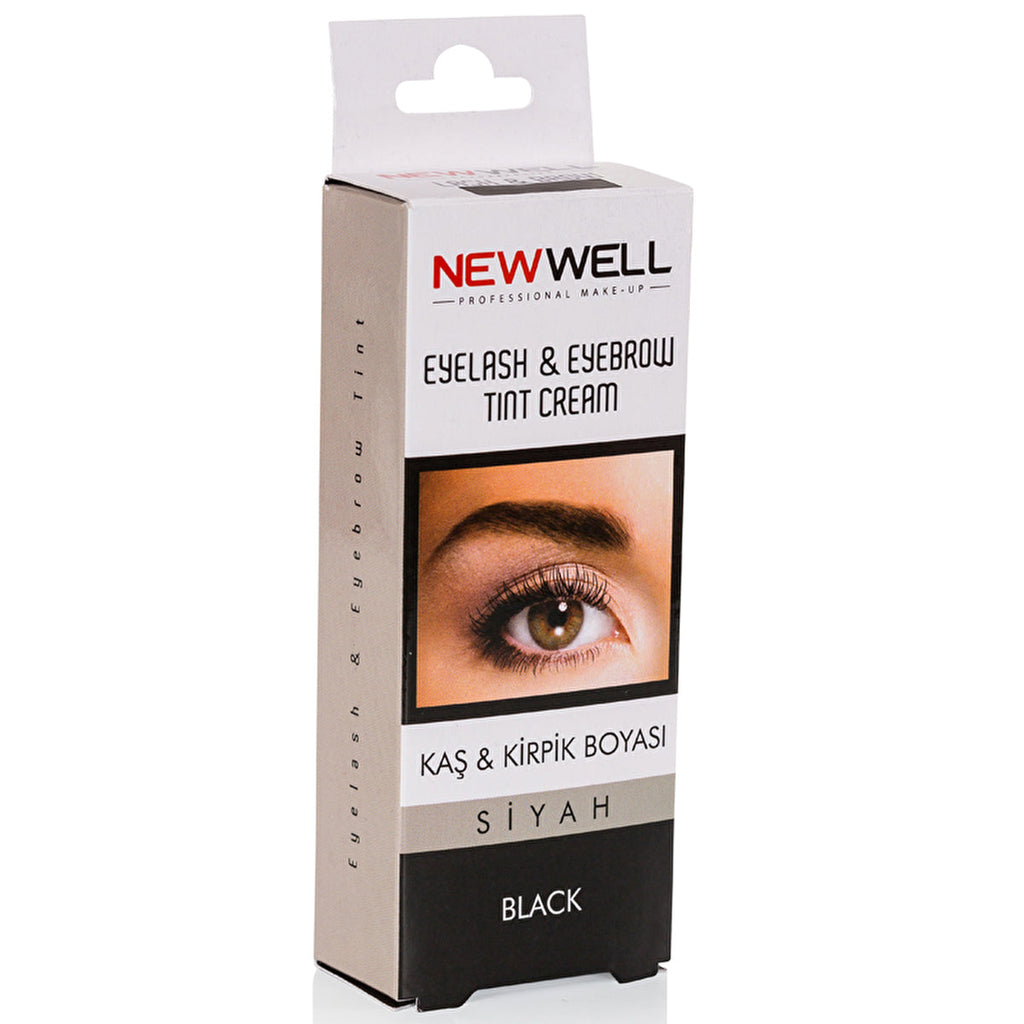 New Well Eyebrow & Eyelash Dye - Black | Long-Lasting Formula
