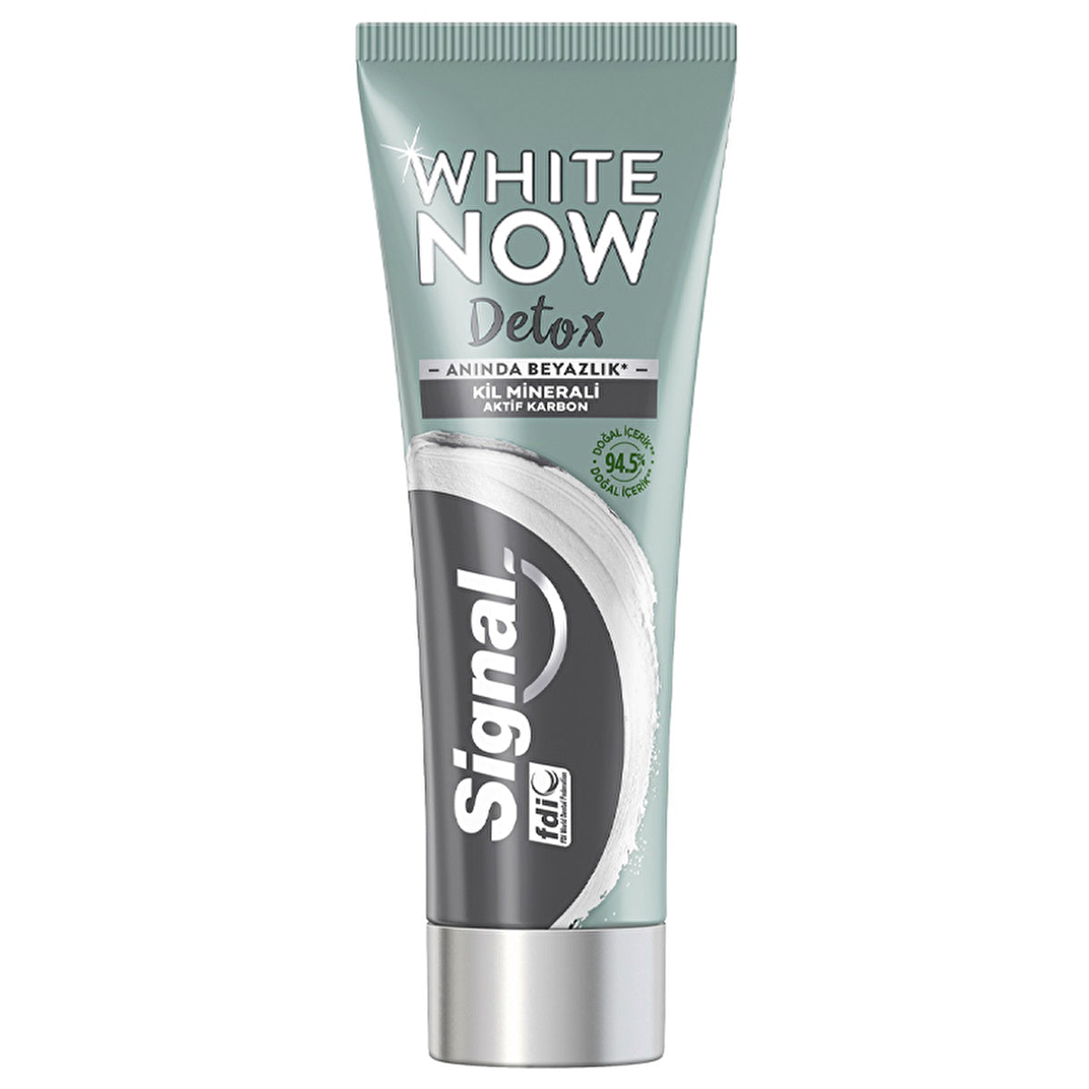 Signal White Now Detox Active Charcoal Toothpaste 75ml - Whitening Effect