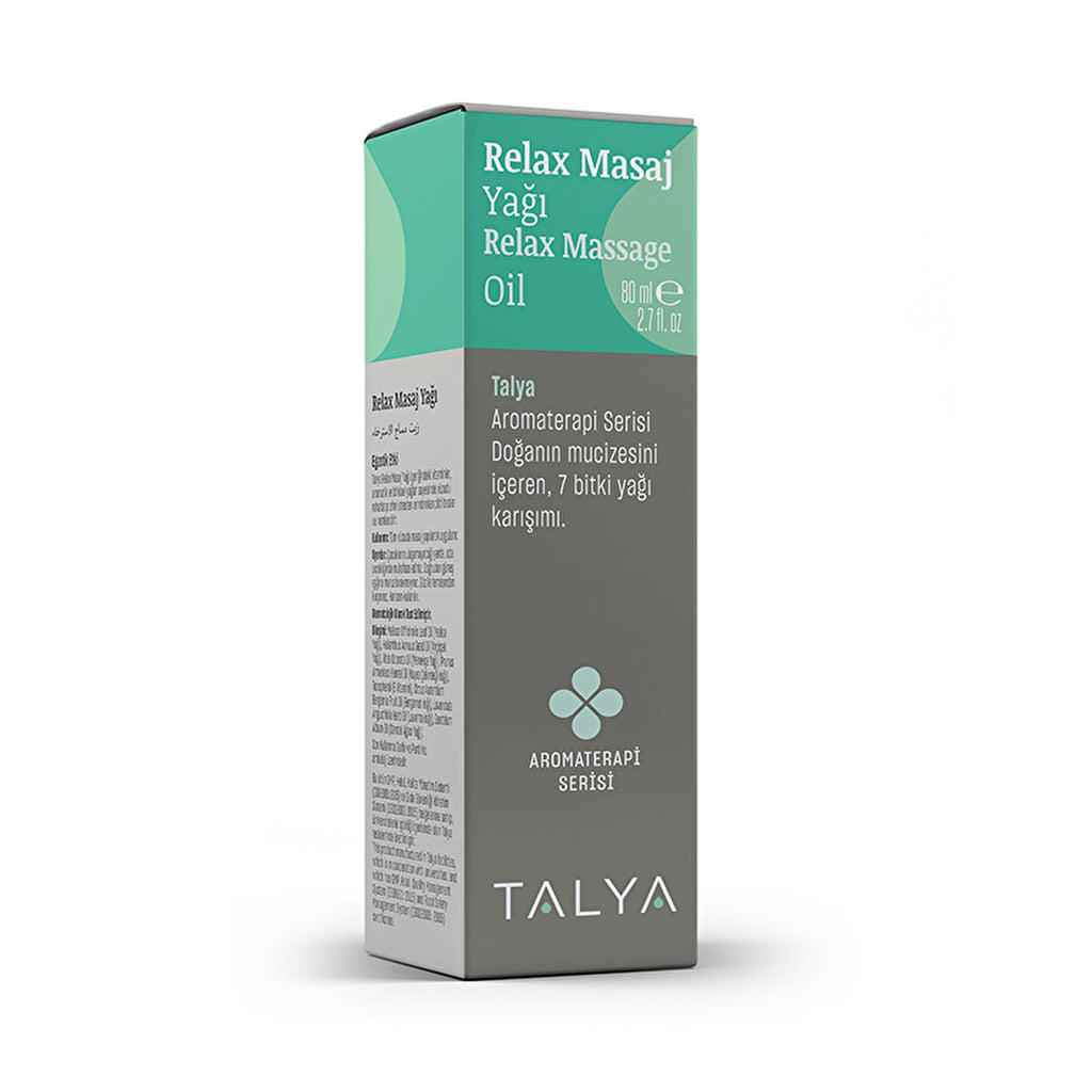 Talya Relax Massage Oil 80ml - Aromatic Blend | Soothing Therapy