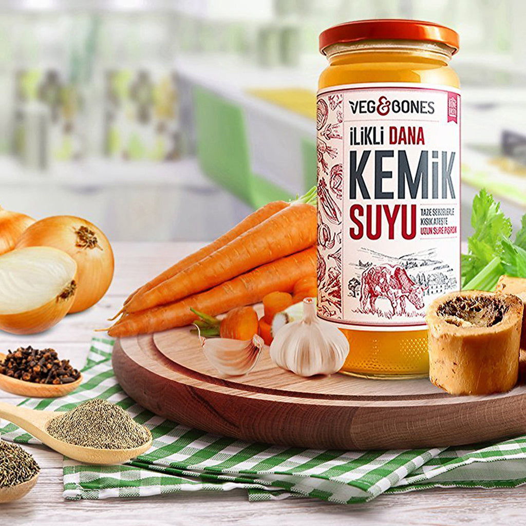 Veg & Bones Bone Broth - Vegetable Infused 480ml | Natural Ingredients