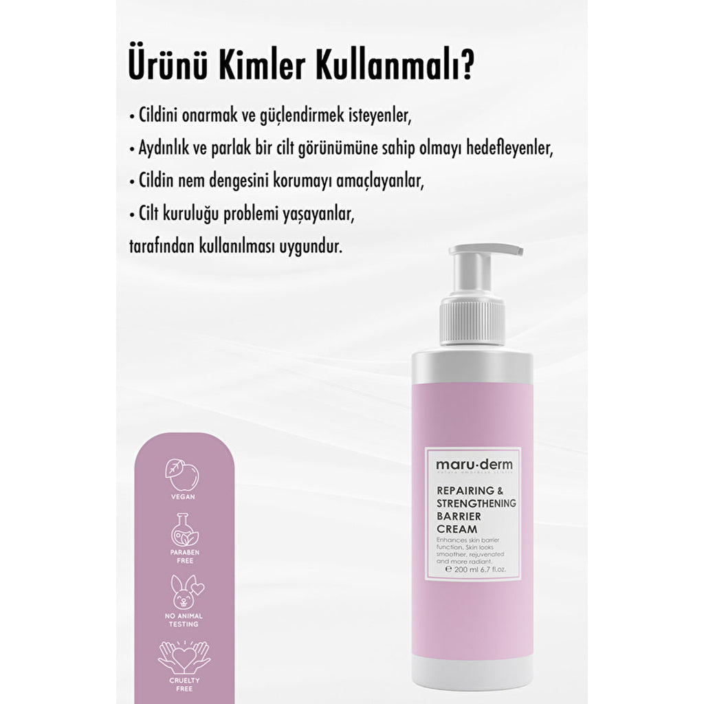 Maruderm Repairing & Strengthening Ceramide Skin Cream 200ml