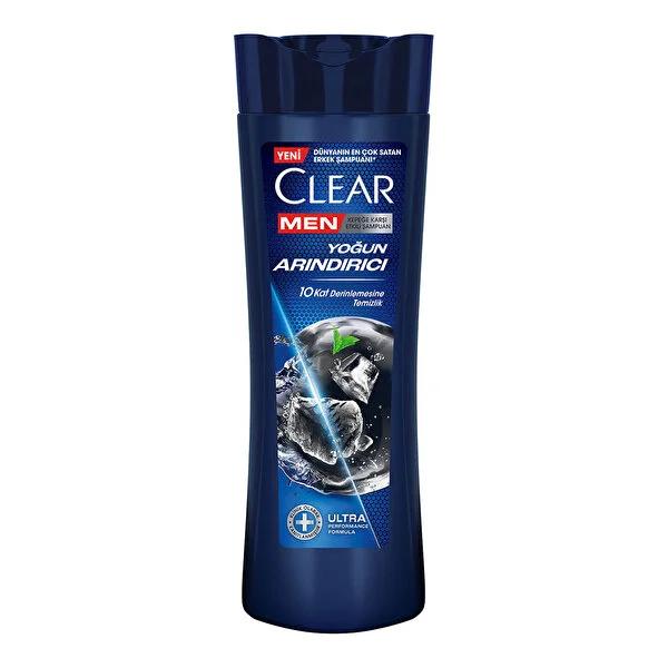Clear Men Anti-Dandruff Shampoo with Activated Charcoal - 3ZeroTech Technology for Men's Scalp Care