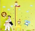 Diy Giraffe Height Chart Measure Wall Stickers