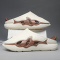 Sports-style Non-slip Deodorizing Thick-soled Shark Slippers For Home Use