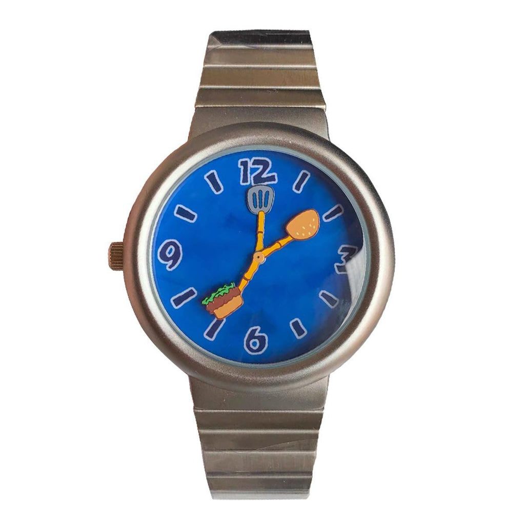 Garden Station Original Square Pants Burger Themed Waterproof Couples Watch
