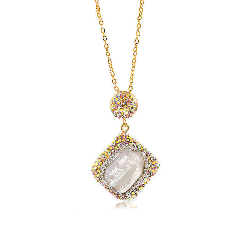 Personality Niche Design Necklace Earring Ring Set